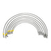 Hel Performance Braided Fuel Injector Lines Volkswagen Golf MK2 16V RHD (M12 Injectors) Fuel Injector Lines HEL Stainless Steel Braided Autofit