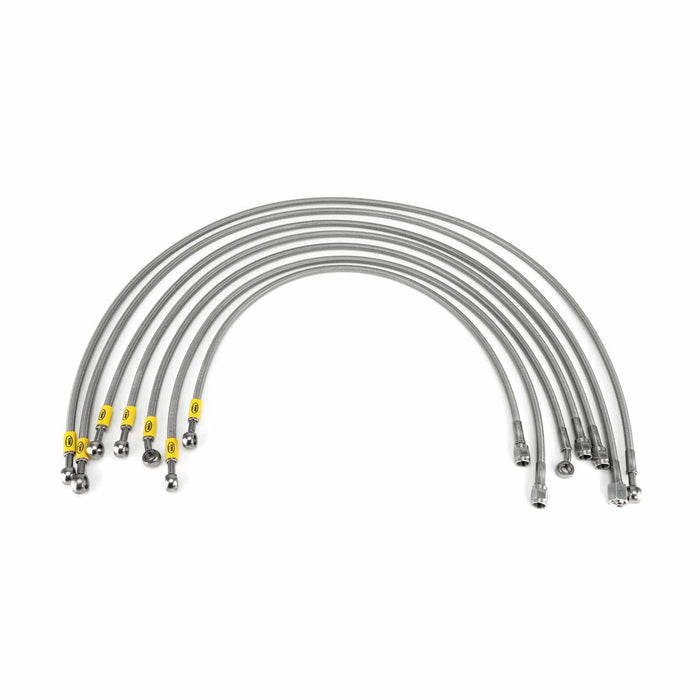 Hel Performance Braided Fuel Injector Lines Volkswagen Golf MK2 8V (M10 Injectors) Fuel Injector Lines HEL Stainless Steel Braided Autofit