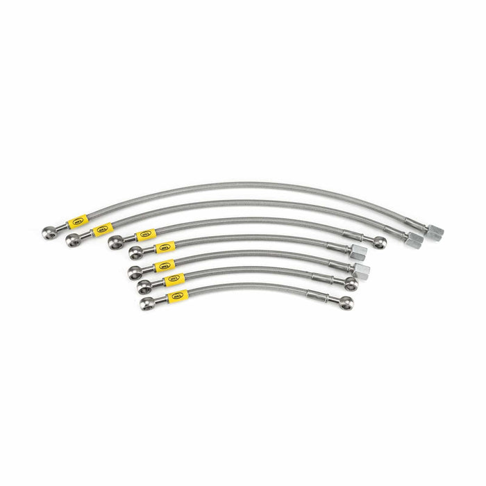 Hel Performance Braided Fuel Injector Lines Volvo 740 2.0 K-JET Right Hand Drive Fuel Injector Lines HEL Stainless Steel Braided Autofit