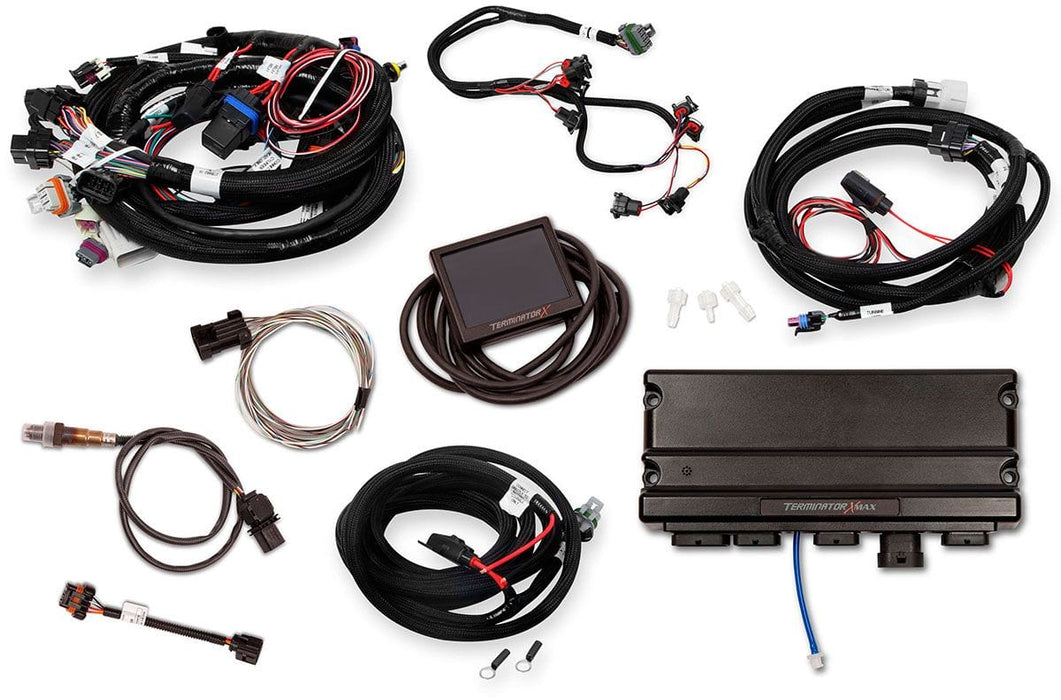 Holley Holley Holley Terminator X Max ECU Kit, 24x Crank - 1x Cam - EV1 Injectors (HO550-916) Autofit