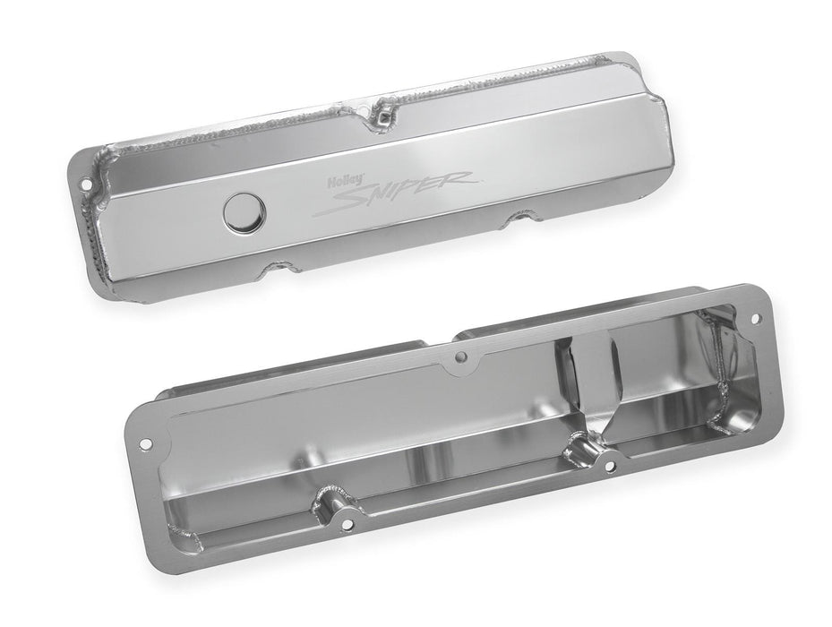 Holley Sniper Holley Sniper Fabricated Aluminum Valve Covers 890001 Autofit