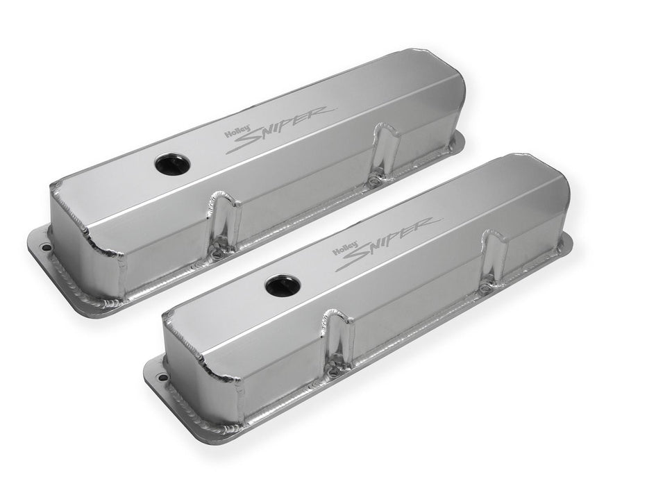 Holley Sniper Holley Sniper Fabricated Aluminum Valve Covers 890001 Autofit