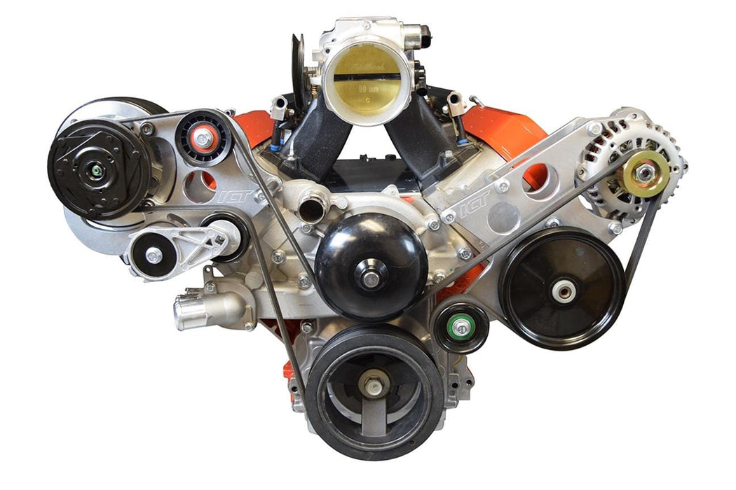 ICT Billet ICT Billet Air Conditioning Compressor Brackets 551585X-2 Autofit