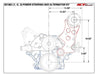 ICT Billet ICT Billet Alternator/Power Steering Bracket Kits 551362-1 Autofit