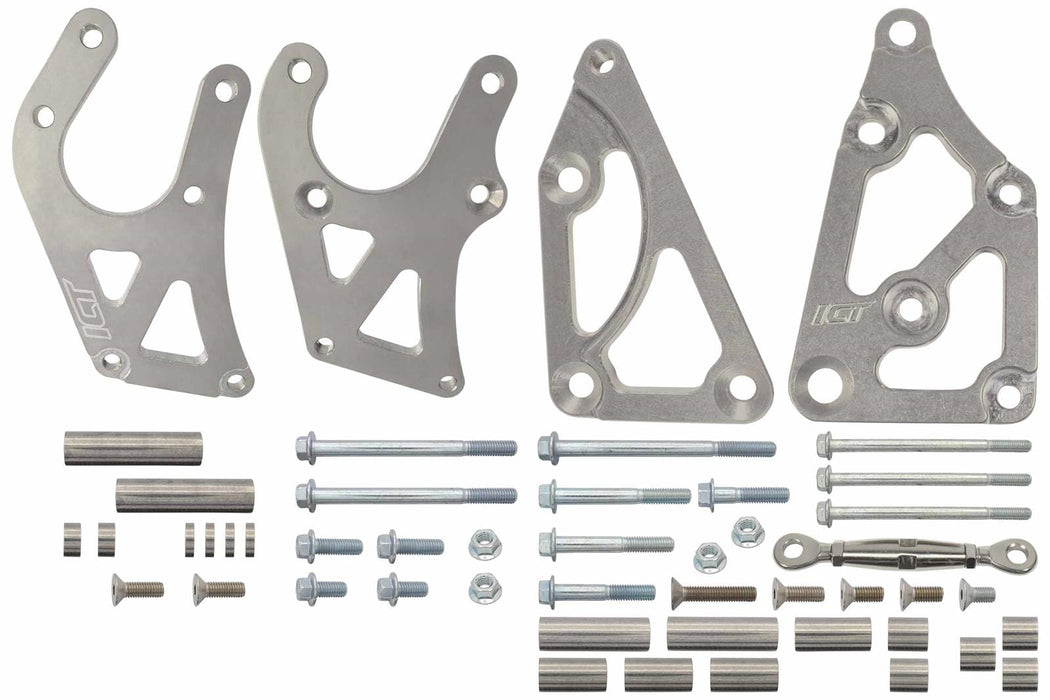 ICT Billet ICT Billet Alternator/Power Steering Bracket Kits 551396LS0-3 Autofit
