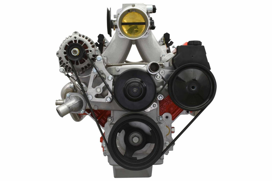 ICT Billet ICT Billet Alternator/Power Steering Bracket Kits 551498LS0-3 Autofit