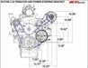 ICT Billet ICT Billet Alternator/Power Steering Bracket Kits 551519X-3 Autofit
