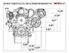 ICT Billet ICT Billet Alternator/Power Steering Bracket Kits 551521X-3 Autofit
