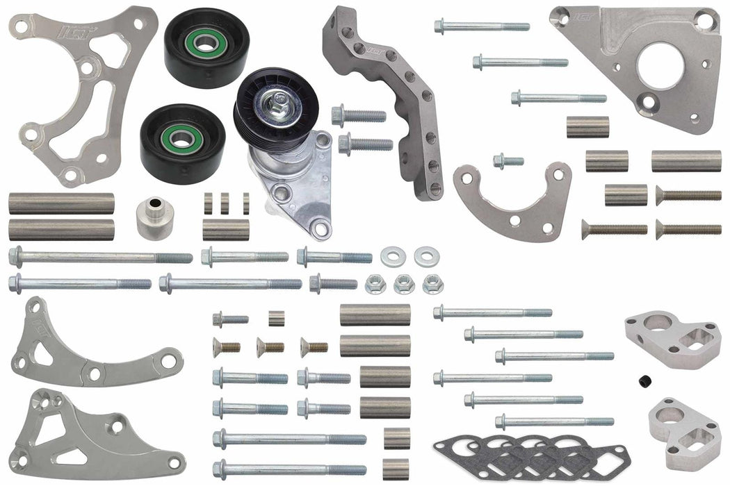 ICT Billet ICT Billet Alternator/Power Steering Bracket Kits 551565LS0WP-3 Autofit