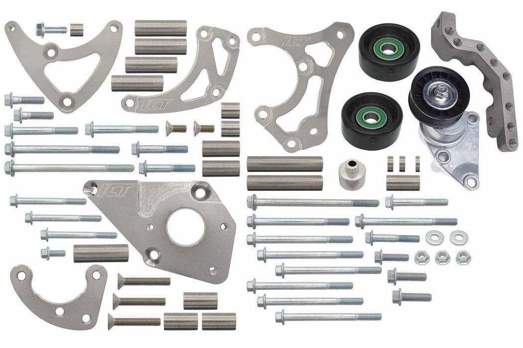 ICT Billet ICT Billet Alternator/Power Steering Bracket Kits 551569LS0-3 Autofit