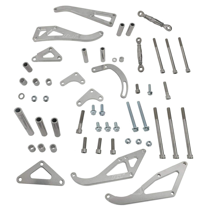 ICT Billet ICT Billet Alternator/Power Steering Bracket Kits 551745 Autofit