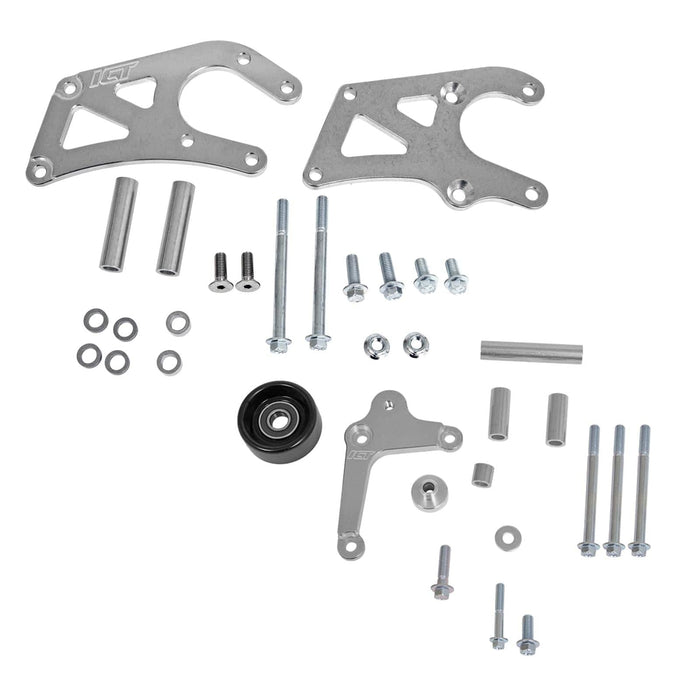 ICT Billet ICT Billet Alternator/Power Steering Bracket Kits 551778LS0-3 Autofit