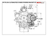 ICT Billet ICT Billet Alternator/Power Steering Bracket Kits 551778LS0-3 Autofit