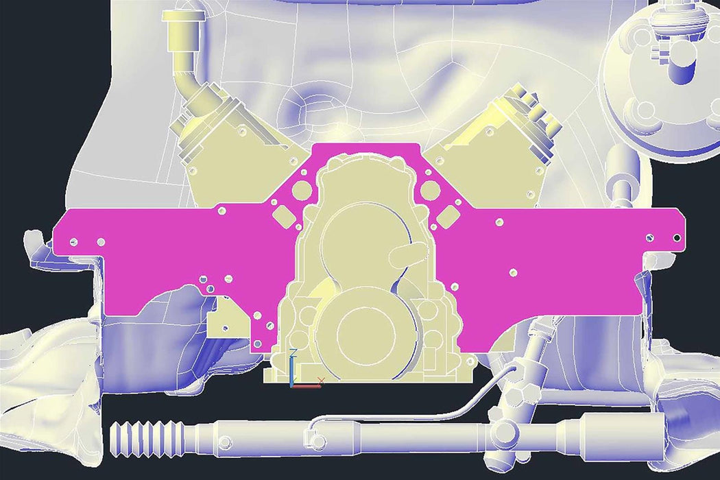 ICT Billet ICT Billet Front Motor Plates 551816-4FBDY Autofit