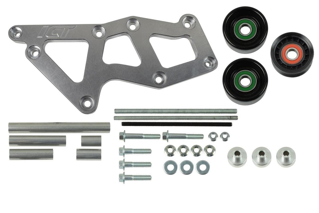 ICT Billet ICT Billet Idler Pulley Relocation Brackets 551790 Autofit