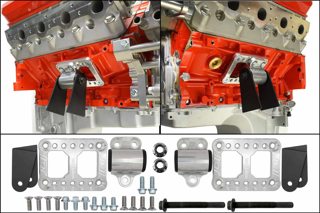 ICT Billet ICT Billet Motor Mount Adapters 551028-LS01 Autofit