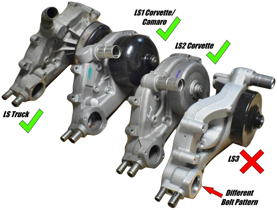 ICT Billet ICT Billet Thermostat Housing Adapters 551448 Autofit