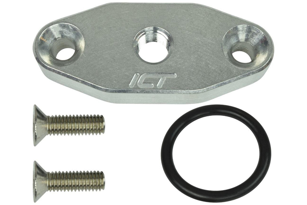 ICT Billet ICT Billet Turbocharger Oil Pan Adapter Flanges 551608 Autofit