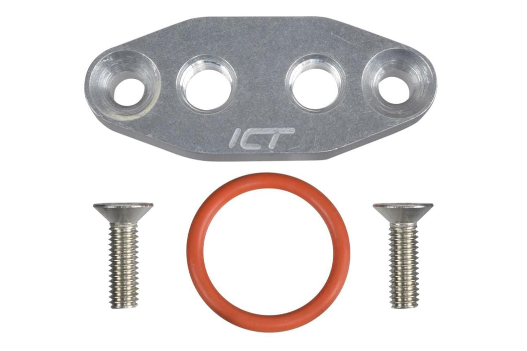 ICT Billet ICT Billet Turbocharger Oil Pan Adapter Flanges 551666 Autofit