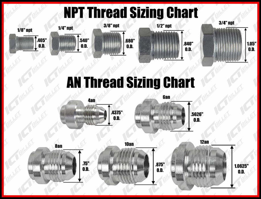 ICT Billet ICT Billet Vacuum/Boost Distribution Blocks 551855-VB001 Autofit