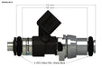 Injector Dynamics Injector Dynamics ID1050x Fuel Injectors 1050.48.14.14.10 Autofit