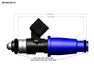 Injector Dynamics Injector Dynamics ID1300x Fuel Injectors 1300.60.11.D.4 Autofit