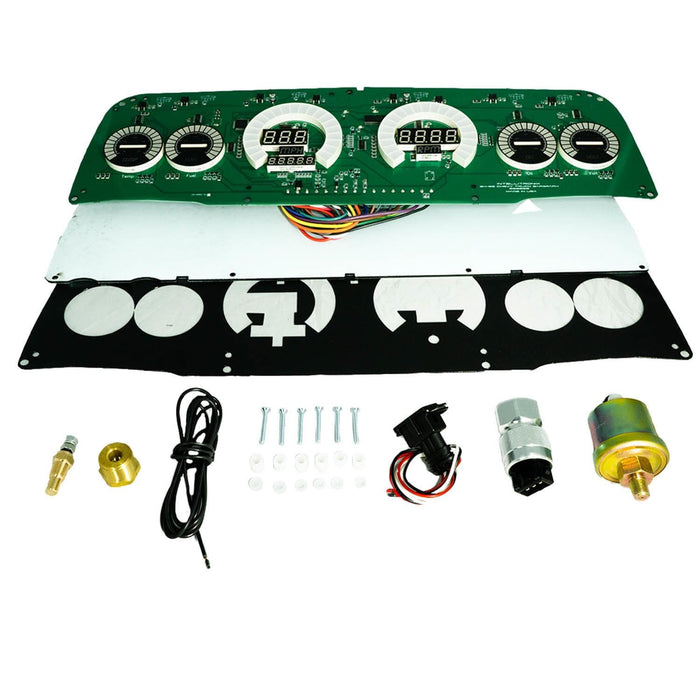 Intellitronix Corp Intellitronix 1964-1966 GM/Chevy Truck Digital Direct-Fit Gauge Clusters BG6002R Autofit