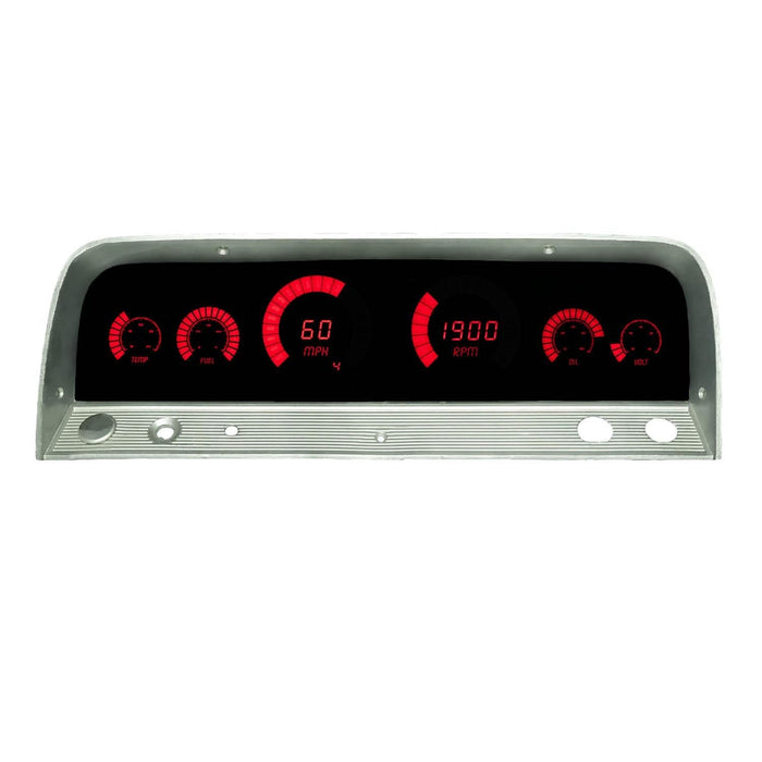 Intellitronix Corp Intellitronix 1964-1966 GM/Chevy Truck Digital Direct-Fit Gauge Clusters BG6002R Autofit