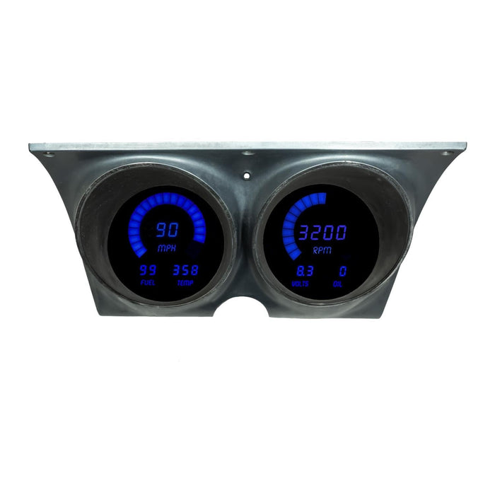 Intellitronix Corp Intellitronix 1967-1968 Camaro/Firebird Digital Direct-Fit Gauge Clusters DP4000B Autofit