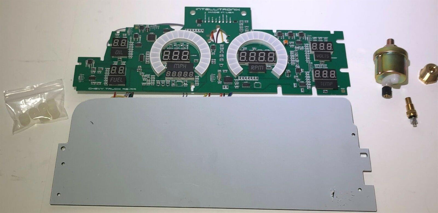 Intellitronix Corp Intellitronix 1995-1999 GM/Chevy Truck Digital Direct-Fit Gauge Clusters DP6007B Autofit