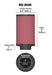 K&N 9 in (229 mm) H x 6.5 in (165 mm) OD - KNRU-3020 K&N Universal Clamp On Filter Fits 5 in (127 mm) KNRU-3020 Autofit