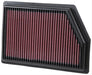 K&N Fits Jeep Chrokee 3.2L V6, 2.4L L4 2014-15 - KN33-5009 K&N Replacement Panel Filter KN33-5009 Autofit