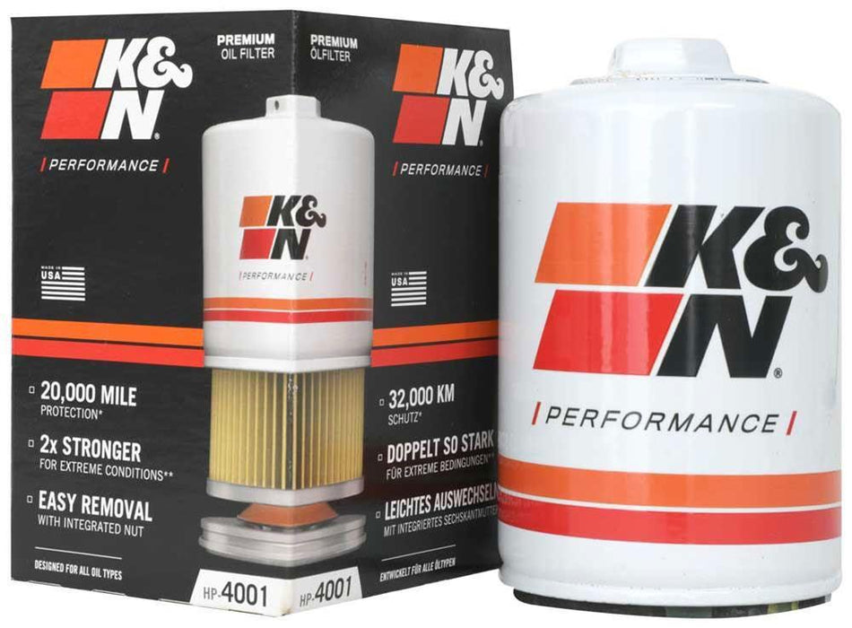 K&N Fits Porsche 911, 944, 968 - KNHP-4001 K&N Performance Gold Oil Filter KNHP-4001 Autofit