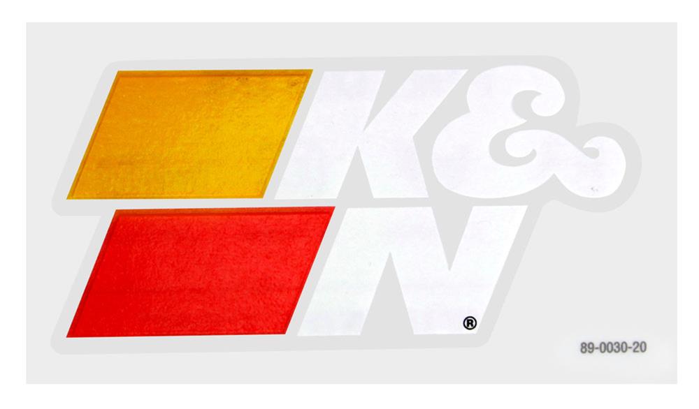 K&N K&N Decals 89-0030-20 Autofit