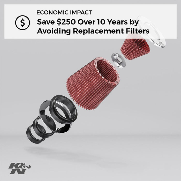 K&N K&N Drag Racing Scoop Filters 66-3300R Autofit