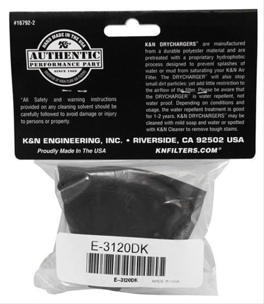 K&N K&N DryCharger Air Filter Wraps E-3120DK Autofit