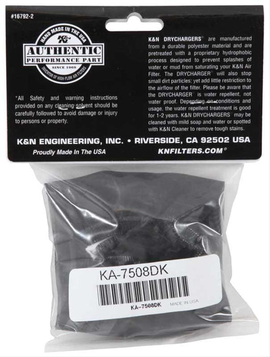 K&N K&N DryCharger Air Filter Wraps KA-7508DK Autofit
