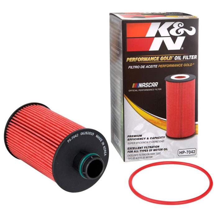K&N K&N Performance Gold Oil Filters HP-7042 Autofit