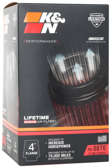 K&N K&N Universal Performance Air Filters RE-0870 Autofit