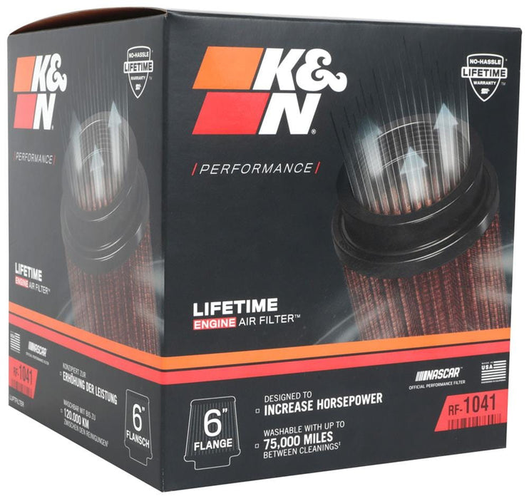 K&N K&N Universal Performance Air Filters RF-1041 Autofit