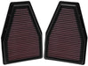 K&N K&N Washable Lifetime Performance Air Filters 33-2484 Autofit