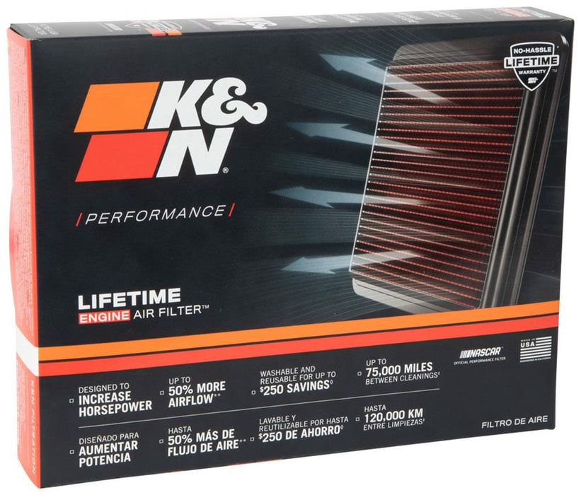 K&N K&N Washable Lifetime Performance Air Filters 33-2885 Autofit