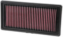 K&N K&N Washable Lifetime Performance Air Filters 33-3006 Autofit