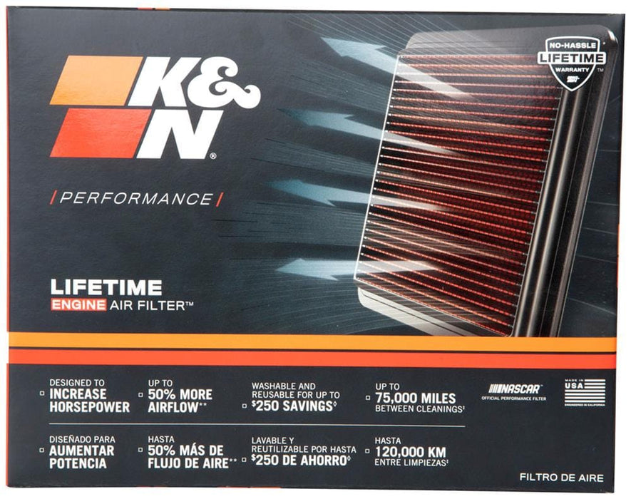 K&N K&N Washable Lifetime Performance Air Filters 33-3031 Autofit