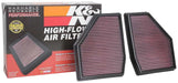 K&N K&N Washable Lifetime Performance Air Filters 33-3128 Autofit