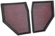 K&N K&N Washable Lifetime Performance Air Filters 33-3128 Autofit