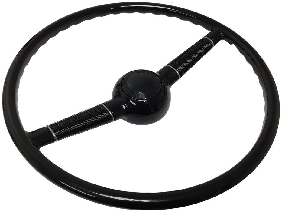 LimeWorks LimeWorks 16 in. Forty Steering Wheels ST3002BLACK GM Autofit