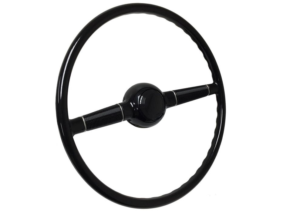 LimeWorks LimeWorks 16 in. Forty Steering Wheels ST3002BLACK GM Autofit
