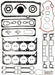MAHLE Original Mahle Original Engine Gasket Sets 95-3488 Autofit