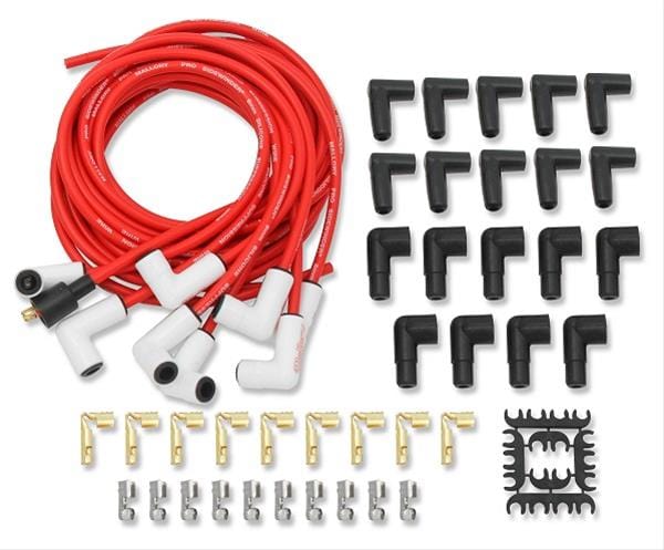 Mallory Ignition Mallory Pro Sidewinder Spark Plug Wire Sets 937C Autofit